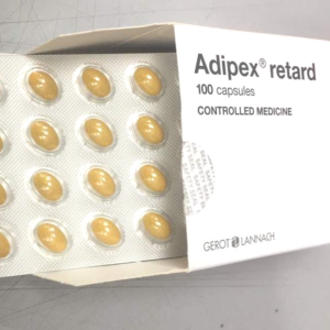 Adipex Retard 15mg Capsules (Phentermine) – Package of 100 capsules